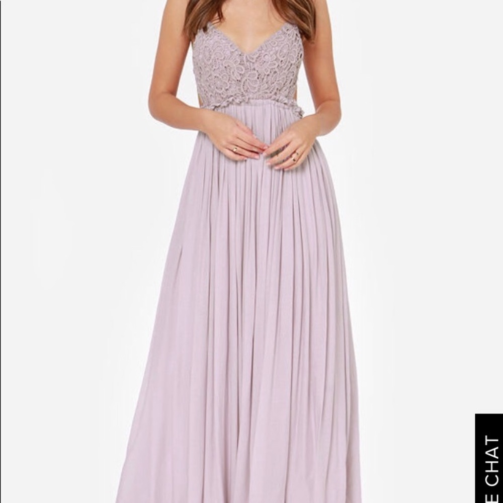 White crochet top maxi dress